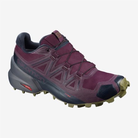 Salomon SPEEDCROSS 5 W Lilla Terrengløpesko Dame [NO 5-CKM]